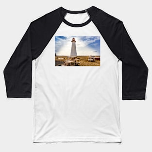 Point Prim Lighthouse P.E.I. Canada 2 Baseball T-Shirt